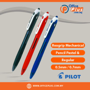 Pilot Rexgrip Pastel Regular Mechanical Pencil 0.5mm 0.7mm - OfficePlus Malaysia Online B2B Office Supplies (Mechanical Pencil)