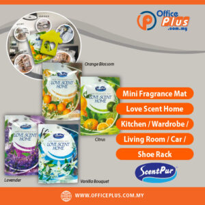 ScentPur Mini Fragrance Mat air freshener hanging in office car and store room in lavender citrus vanilla scent - OfficePlus Wholesale / Bulk Price Office Supplies (Pantry & Breakroom Supplies)