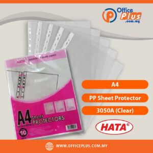 Hata A4 PP sheet protector 3050A clear pack of 10 - OfficePlus Wholesale / Bulk Price Office Supplies (File Folders)
