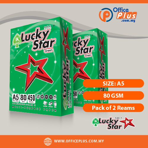 A5 Simili Colour Paper 80gsm (Pack of 2 Reams) | OfficePlus Malaysia