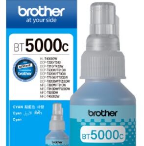 Brother BT5000C Genuine Cyan Ink Bottle original high-yield printer ink for compatible Brother ink tank printers - OfficePlus Wholesale / Bulk Price Office Supplies (Ink & Toner)