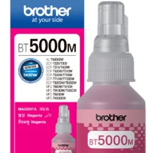 Brother BT5000M Magenta Ink Bottle refill for compatible Brother DCP-T, MFC-T and HL-T ink tank printers, with up to 5,000 pages at 5% coverage - OfficePlus Wholesale / Bulk Price Office Supplies (Ink & Toner)