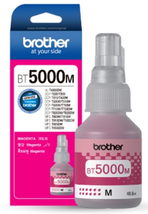 Brother BT5000M Magenta Ink Bottle - OfficePlus Brother BT5000M Magenta Ink Bottle refill for compatible Brother DCP-T, MFC-T and HL-T ink tank printers, with up to 5,000 pages at 5% coverage - OfficePlus Wholesale / Bulk Price Office Supplies (Ink & Toner)