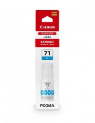 Canon GI-71 C Cyan Ink Bottle 70ml genuine dye-based cyan ink for Canon PIXMA MegaTank G1020 G2020 G3020 G3060 G3730 G3770 and compatible models - OfficePlus Wholesale / Bulk Price Office Supplies (Ink & Toner)