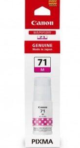Canon GI-71 M Magenta Ink Bottle 70ml dye-based printer ink for Canon PIXMA G1020 G2020 G3020 G3060 and G3770 MegaTank printers - OfficePlus Wholesale / Bulk Price Office Supplies (Ink & Toner)