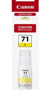 Canon GI-71 Y Yellow Ink Bottle 70ml genuine dye-based printer ink for PIXMA G1020, G2020, G3020, G3060 and G3770 MegaTank printers - OfficePlus Wholesale / Bulk Price Office Supplies (Ink & Toner)