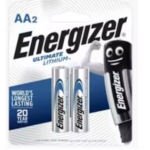 Energizer Ultimate Lithium AA Battery L91BP2G 2pcs Pack for Cameras and Wireless Devices - OfficePlus Wholesale / Bulk Price Office Supplies (Batteries)