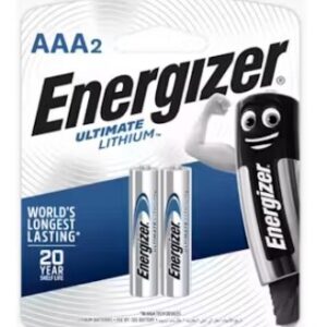 Energizer Ultimate Lithium AAA Battery L92BP2G 2pcs Pack for Wireless Devices - OfficePlus Wholesale / Bulk Price Office Supplies (Batteries)